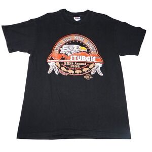 VTG Black Hills Motor Classic Sturgis 1998 Motorcycle Rally‎ TShirt Mens Adult L